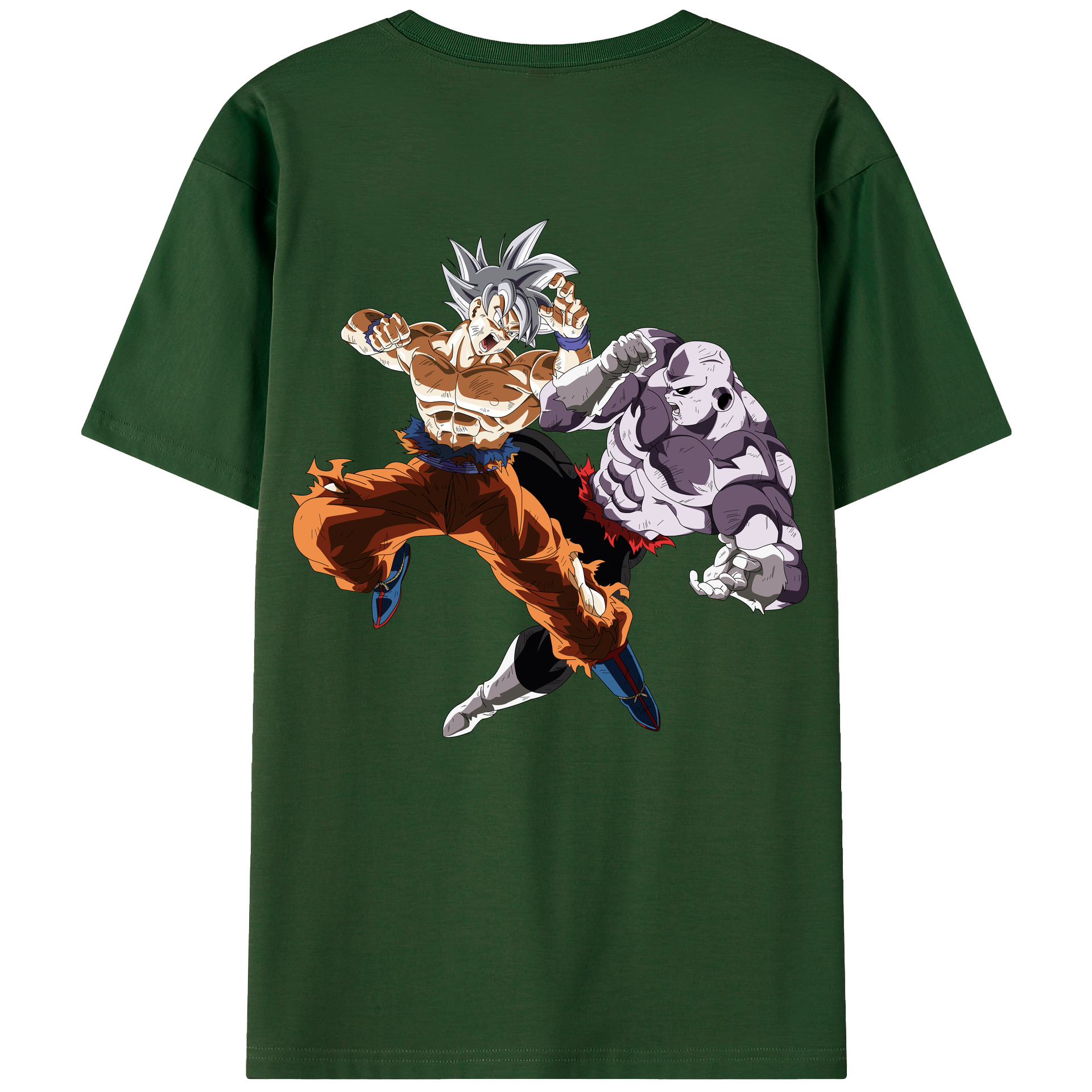 （画像用） ドラゴンボール 孫悟空（そん ごくう）Son Goku カカロット DRAGON BALL Kakarotto 綿100％半袖Tシャツ（背面プリント）